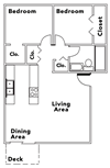 Countryside | 2x1 855 square feet Countryside | 2x1 855 square feet